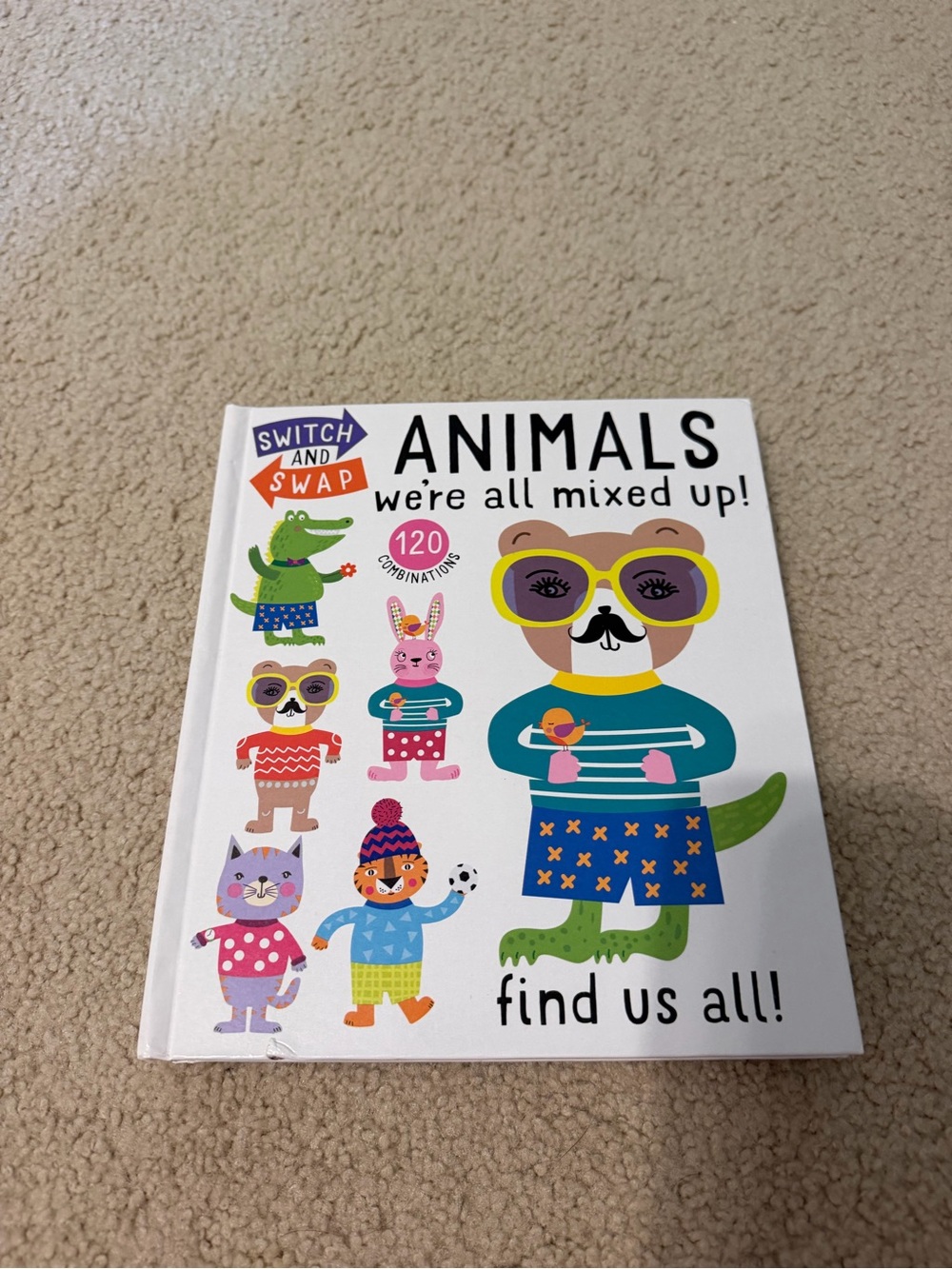 Animals We’re all Mixed up! interactive matching book by Anton Poitier